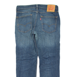 LEVI'S 514 Jeans Mens Blue Slim Straight Stone Wash W32 L29
