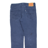 LEVI'S 514 Jeans Mens Blue Regular Straight Stone Wash W32 L32
