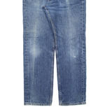 LEVI'S 505 Jeans Mens Blue Regular Straight Stone Wash W34 L30