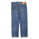 LEVI'S 505 Jeans Mens Blue Regular Straight Stone Wash W34 L30