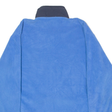 NAUTICA 1/4 Zip Mens Fleece Jacket Blue 90s M