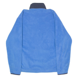 NAUTICA 1/4 Zip Mens Fleece Jacket Blue 90s M