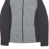THE NORTH FACE Womens Fleece Jacket Grey Knit Colourblock S