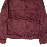PENDLETON Womens Fleece Jacket Maroon M