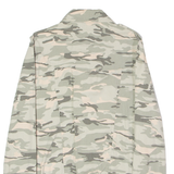 TAMMY WEIJL Embellished Womens Denim Jacket Grey Camouflage S