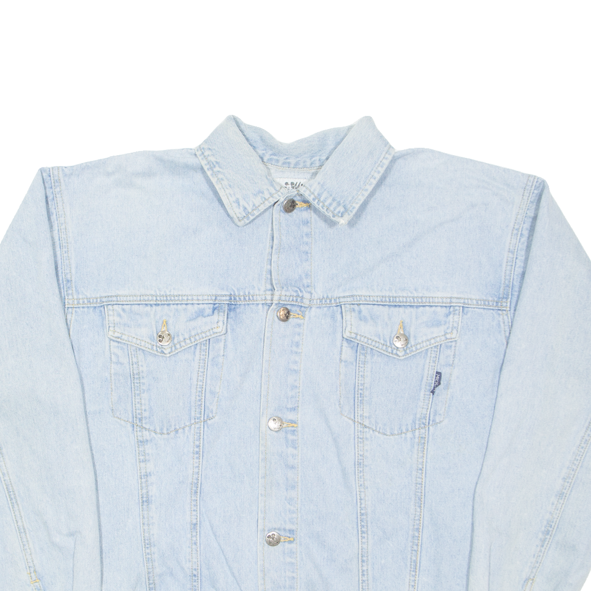 DISNEY Mickey Mouse Womens Denim Jacket Blue M