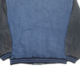 DUAL CONTROL Mens Bomber Jacket Blue XL