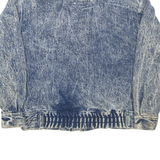OUI INT'L Mens Denim Jacket Blue 90s M