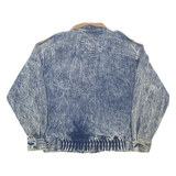 OUI INT'L Mens Denim Jacket Blue 90s M