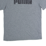 PUMA Mens T-Shirt Grey Crew Neck M