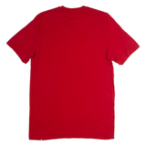 ADIDAS Mens T-Shirt Red Crew Neck S