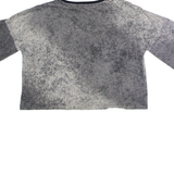 ADIDAS Womens T-Shirt Grey Crew Neck M