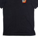 ADIDAS ORIGINALS Mens T-Shirt Black Crew Neck S
