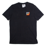 ADIDAS ORIGINALS Mens T-Shirt Black Crew Neck S