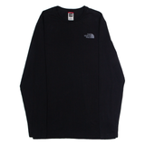 THE NORTH FACE Mens T-Shirt Black Long Sleeve Crew Neck S