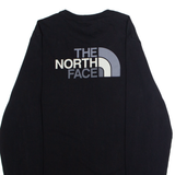 THE NORTH FACE Mens T-Shirt Black Long Sleeve Crew Neck S