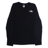 THE NORTH FACE Mens T-Shirt Black Long Sleeve Crew Neck S