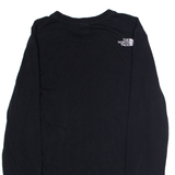 THE NORTH FACE Mens T-Shirt Black Long Sleeve Crew Neck S