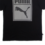 PUMA Mens T-Shirt Black Crew Neck M
