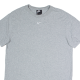 NIKE Mens T-Shirt Grey Crew Neck M