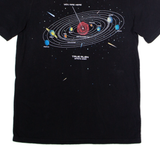 TRUE RELIGION Galaxy Print Mens T-Shirt Black Crew Neck S