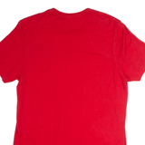 ADIDAS Mens T-Shirt Red Crew Neck S
