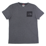 THE NORTH FACE Mens T-Shirt Grey Crew Neck S