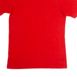 ADIDAS ORIGINALS Mens T-Shirt Red Crew Neck S