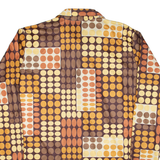 PETER WERTH Mens Shirt Yellow Spotted Long Sleeve M