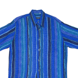 MARC THOMBARD Mens Shirt Blue Striped L