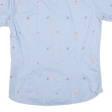 TED BAKER Mens Shirt Blue Floral M