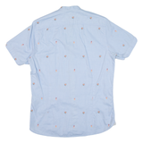 TED BAKER Mens Shirt Blue Floral M