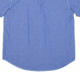 Womens Plain Shirt Blue 90s L