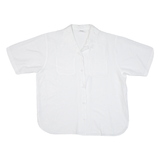 MARCA Womens Plain Shirt White L