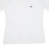 DINO CARINO Mens Shirt White Check M