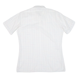 DINO CARINO Mens Shirt White Check M