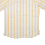 Mens Shirt Yellow Striped L
