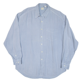 GAP Mens Plain Shirt Blue Long Sleeve L