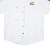 Mens Plain Shirt White L