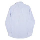 PIERRE CARDIN Mens Shirt Blue Striped Long Sleeve M