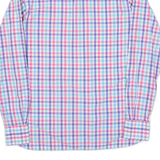 TOMMY HILFIGER Mens Shirt Pink Check Long Sleeve S