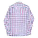 TOMMY HILFIGER Mens Shirt Pink Check Long Sleeve S