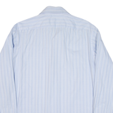 BOSS Mens Shirt Blue Striped Long Sleeve M