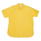 SPENGLER Womens Plain Shirt Yellow L