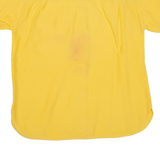 SPENGLER Womens Plain Shirt Yellow L