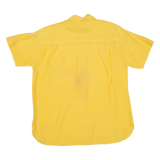 SPENGLER Womens Plain Shirt Yellow L