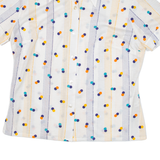 Womens Shirt White Spotted S