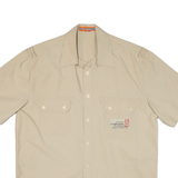 RIGHT Mens Plain Shirt Brown M