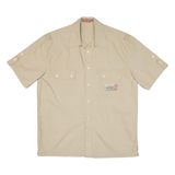 RIGHT Mens Plain Shirt Brown M