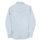 LEVI'S Womens Denim Shirt Blue Long Sleeve XS